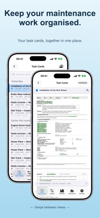 Task Cards: the card library with a card open beside it.